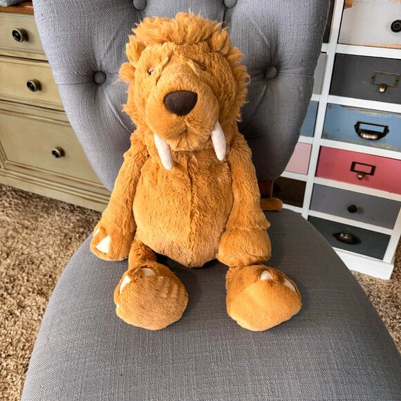 Jellycat Stellan Sabretooth Tiger Sabre Tooth Tiger FAST SHIP Retired NeW - Picture 2 of 13